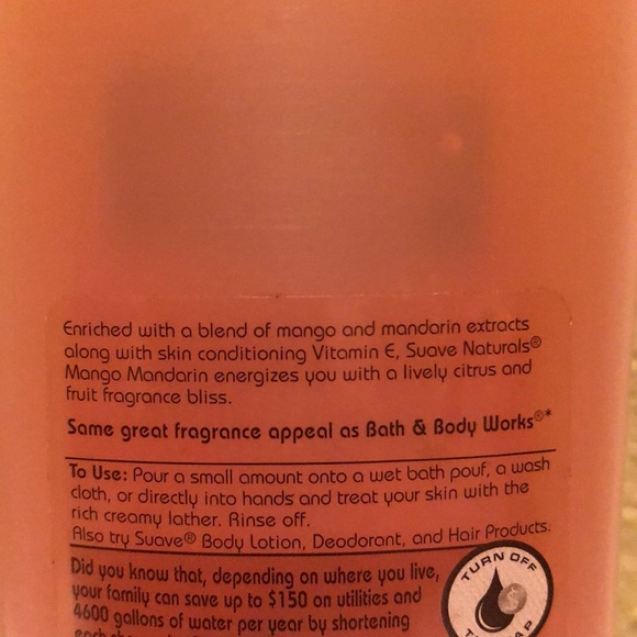 COPY New Unused Suave Mango Mandarin Body Wash. Infused with mango & mandarin. - Picture 4 of 8